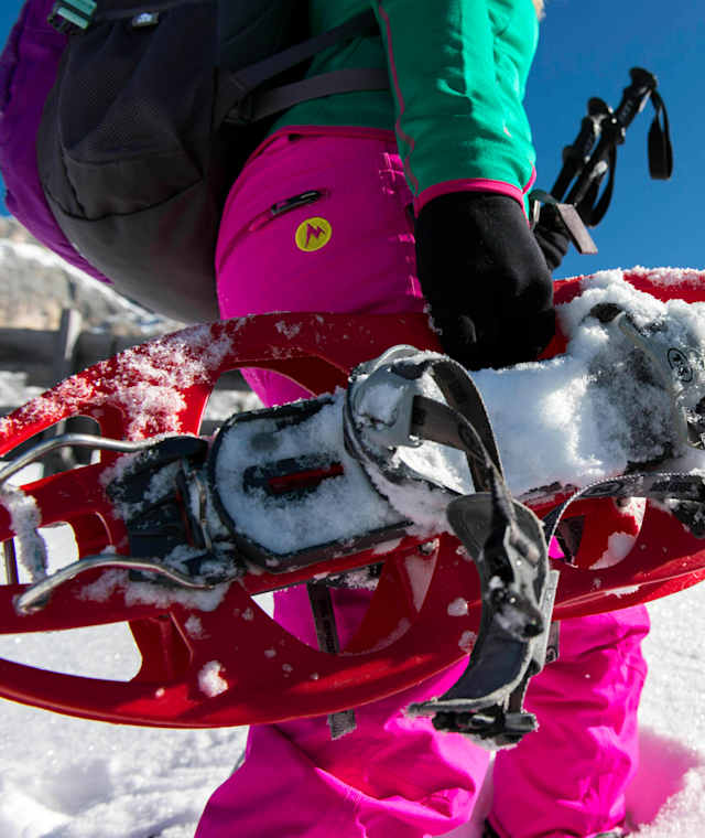 Mit Schneeschuhen im Rosengartengebiet unterwegs